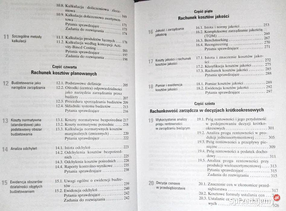 Rachunkowość zarządcza Wiktor Gabrusewicz Chełm