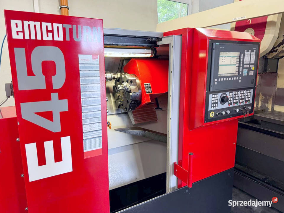 Tokarka CNC EMCO EMCOTURN E45 podajnik z Niemiec lubuskie
