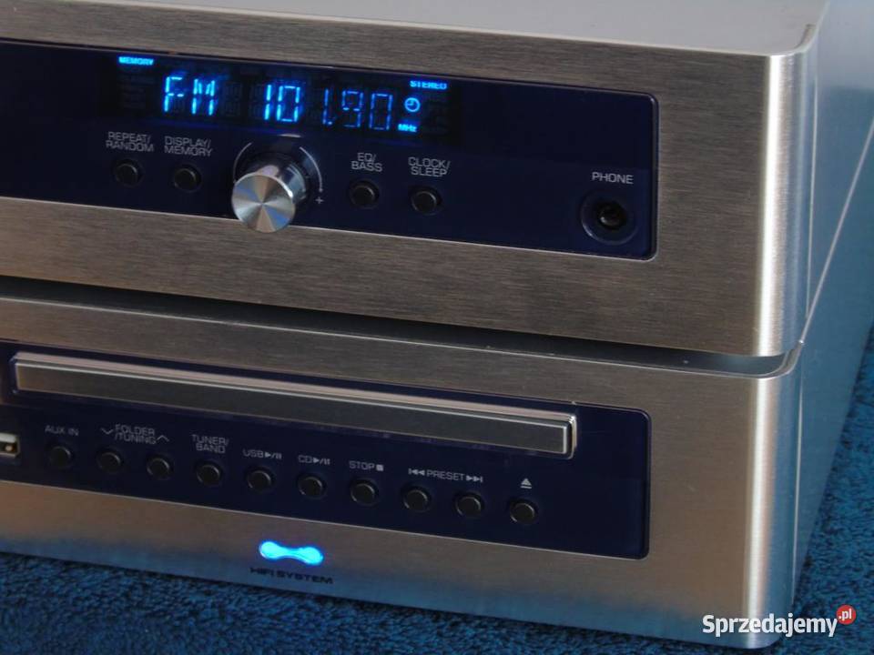 Wieża TCM USB mp3 CD AUX radio sprawna WYSYŁKA Jasło