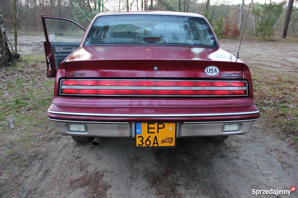 Buick Skylark Custom 86 bordowy łódzkie Piotrków Trybunalski