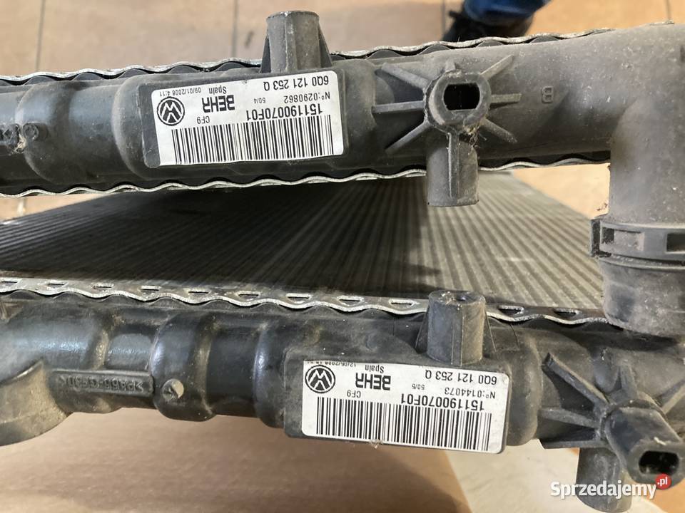 CHŁODNICA WODY VW POLO 9N SEAT IBIZA FABIA Układ chłodzenia wielkopolskie Rakoniewice