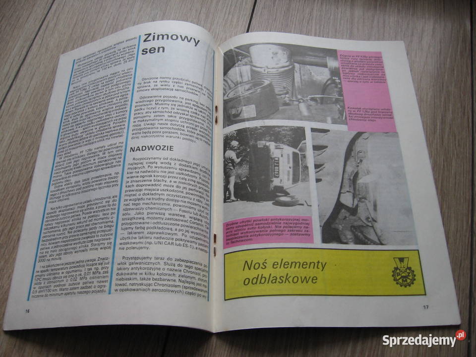 Fiat 125p 126p Łada MOTOR samochód zimą 1988r podkarpackie Przemyśl