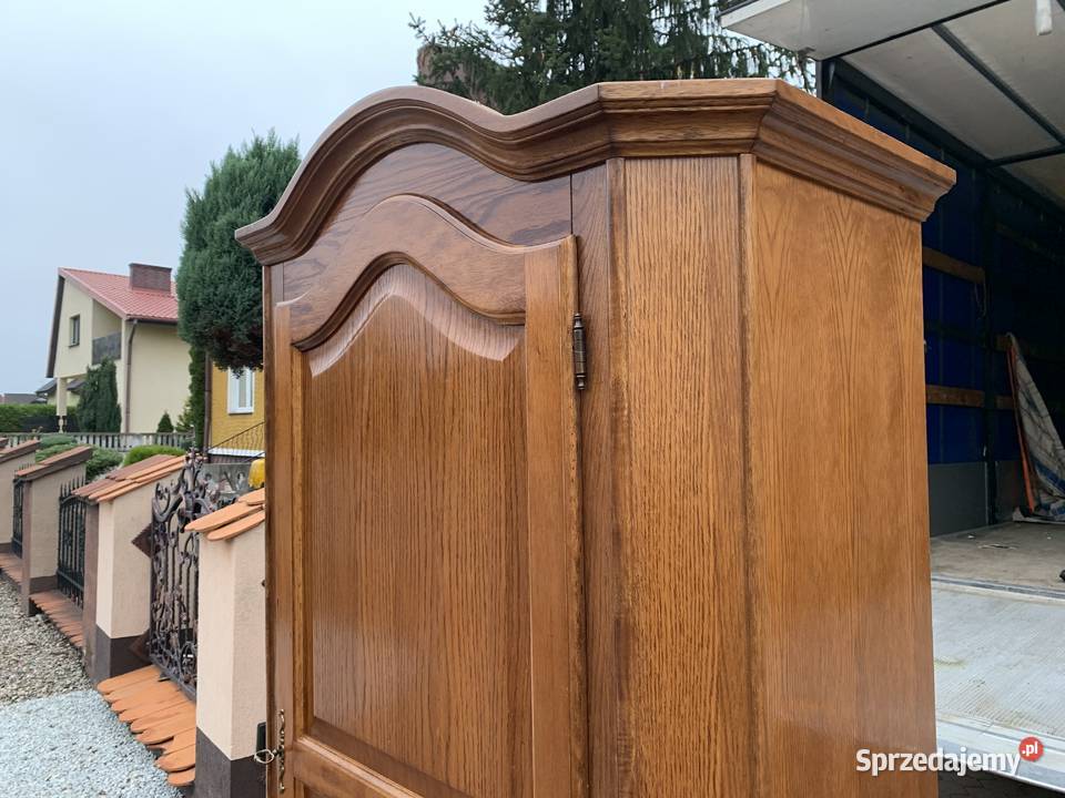Ładna dębowa szafa jednodrzwiowameble Ślesin