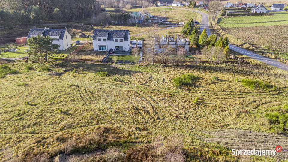 Działka Wielka Piaśnica Kaszubska 1099m2 polna