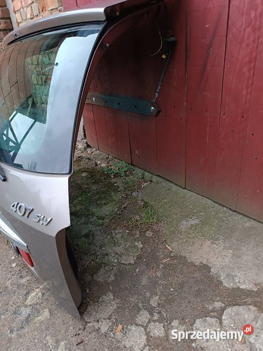 Klapa tył kompletna Peugeot 407 SW Międzychód