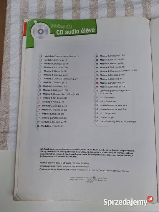 Adosphre 2 podręcznik do nauki francuskiego z języki obce Trąbki Wielkie