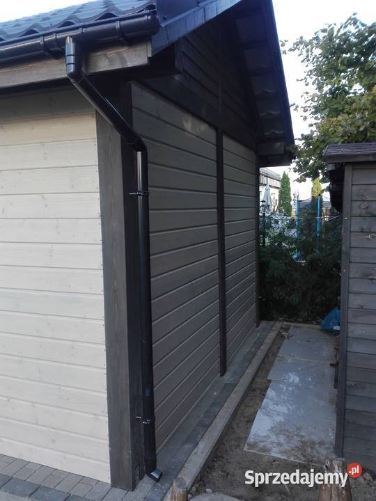 Wiata garazowa z pełna zabudową Konin