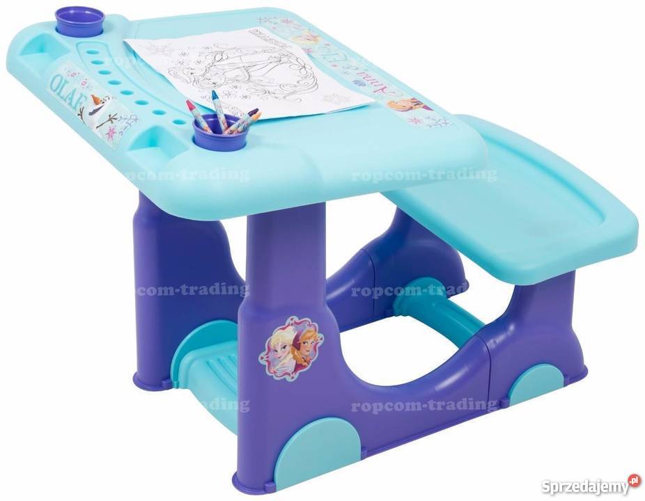 FROZEN Biurko Stół Stolik Krzesło Ławka Zestaw Mogilany