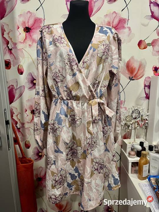 Shein sukienka modny wzór kwiaty hit 4244 Kwiatki Choszczno