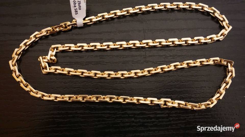 ZŁOTY ŁAŃCUSZEK KUTY ŁAŃCUCH ANKIER 60G Warszawa