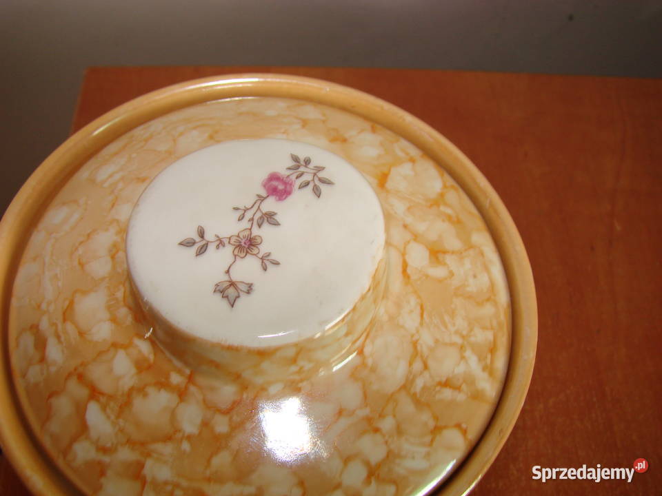 Lubiana porcelanowy pojemnik Pruszcz Gdański