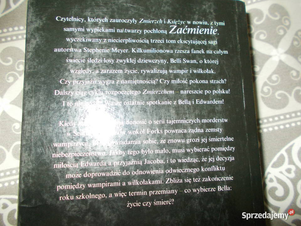Stephenie Meyer Zaćmienie Głubczyce sprzedam
