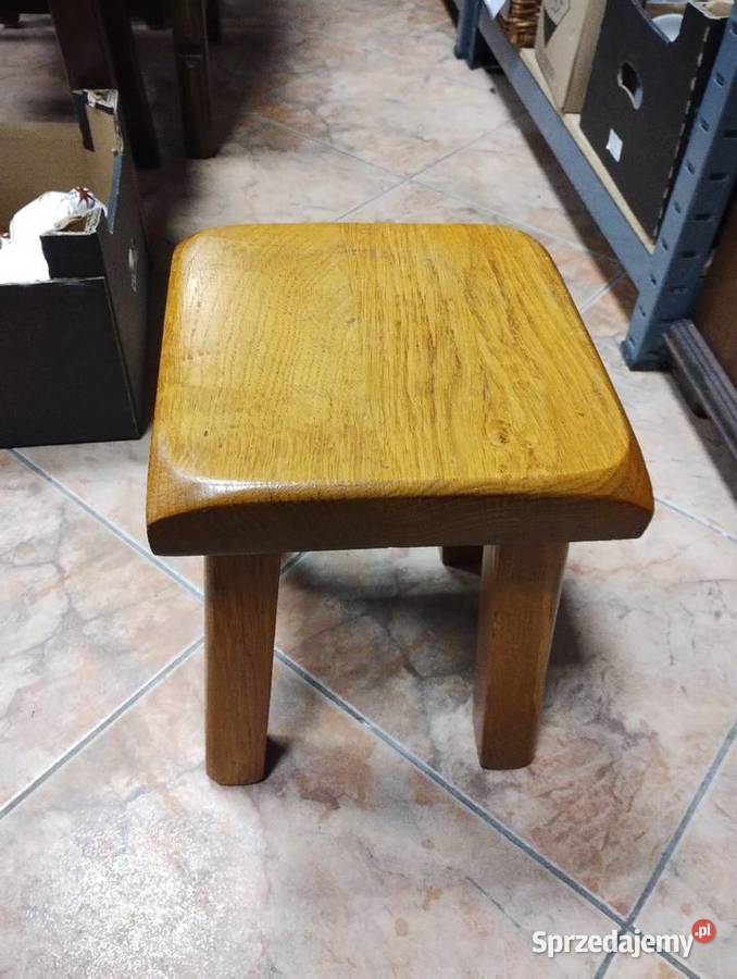 Stołek taboret drewniany 23cm