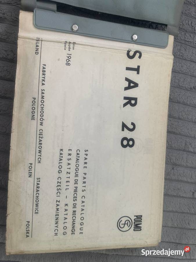 Katalog części Star 28 PRL Poradniki, albumy i reportaże łódzkie Łagiewniki Nowe