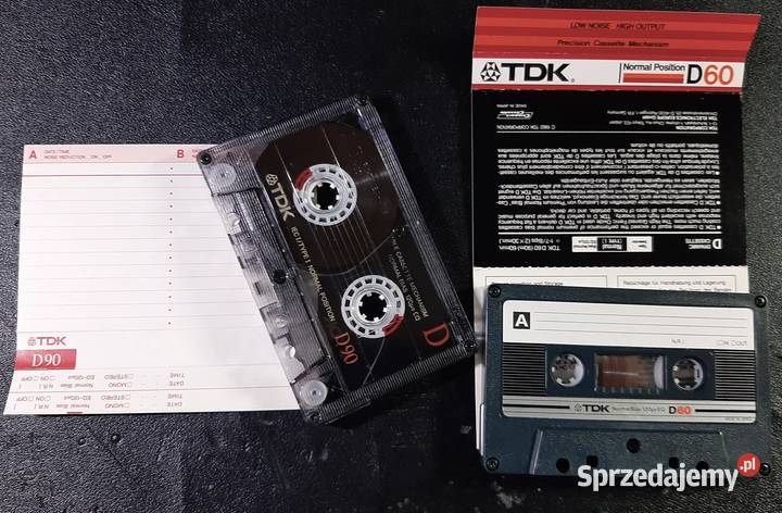 Kolekcjonerskie kasety TDK z Genesis pomorskie Gdynia