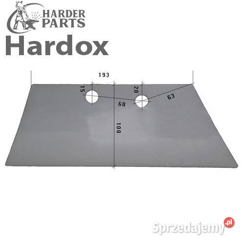 Lemiesz przedpłużka HARDOX SDG18BP części do nieuszkodzony Części zamienne podlaskie Suwałki