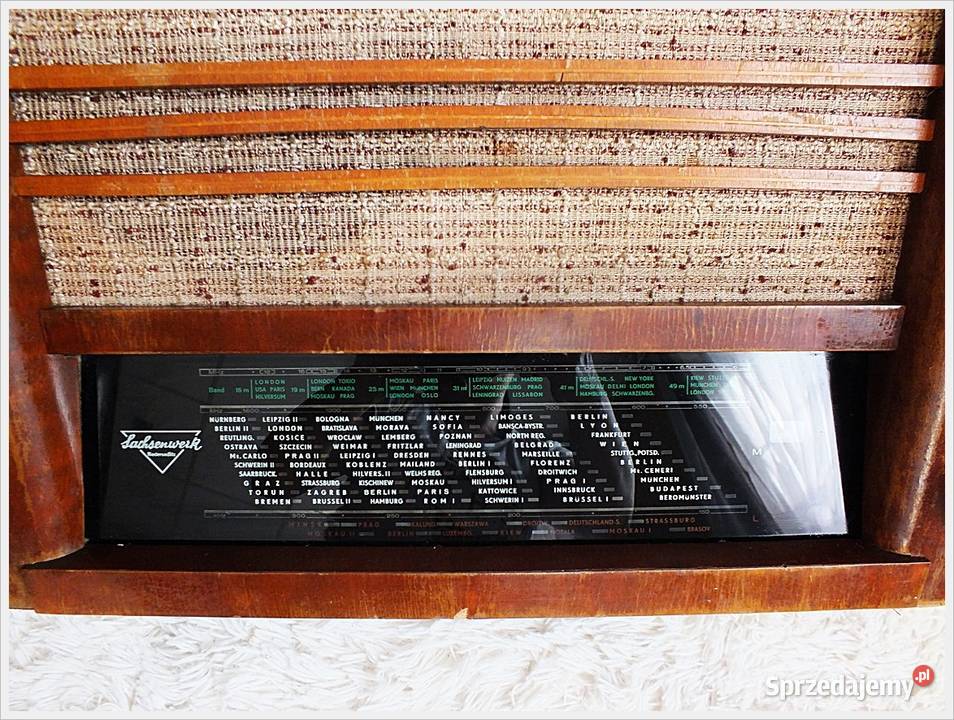 Stare radio lampowe OLYMPIA Sachenwerk 502W z Żary