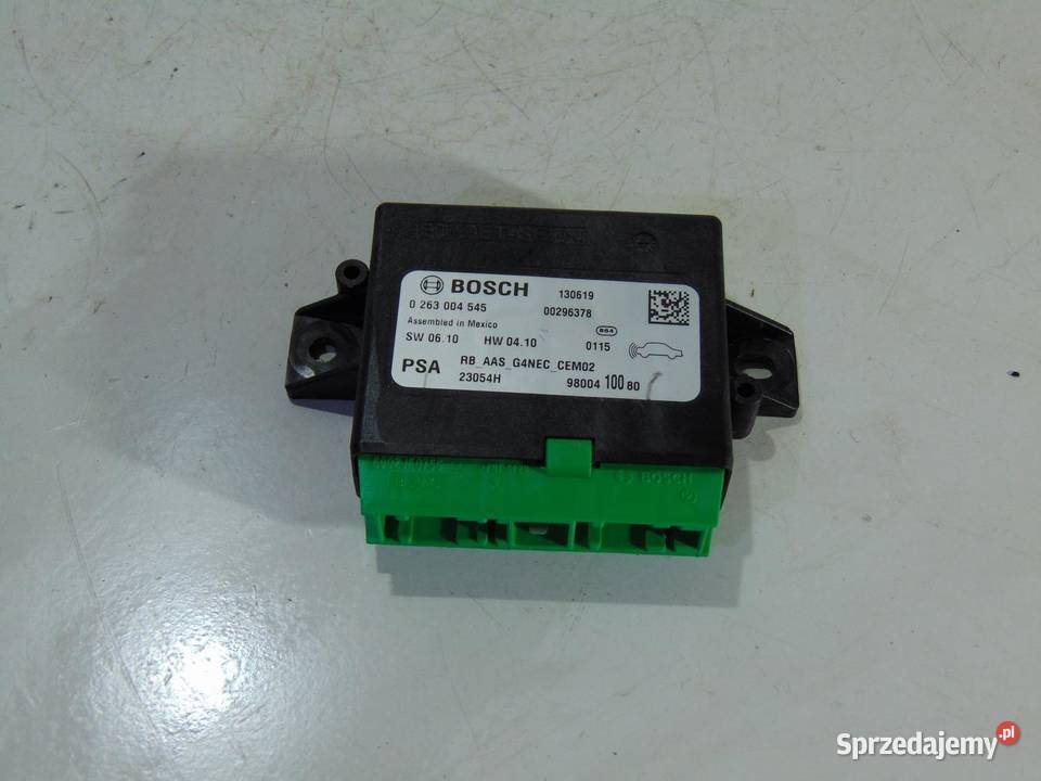 MODUŁ STEROWNIK PDC CITROEN C4 B7 II 9800410080