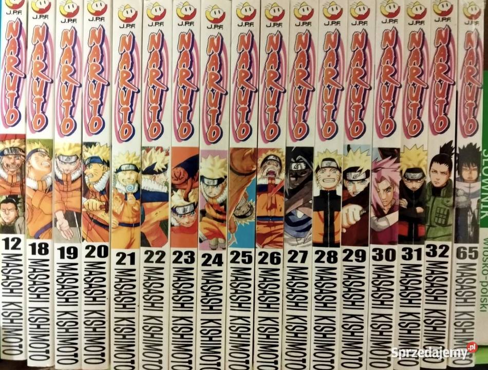 Naruto 12 18 do 32 i 65 na sztuki całość proszę Kultura i Rozrywka Tychy