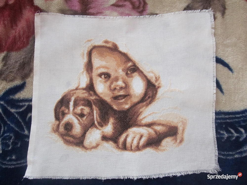 Obraz Haft Krzyżykowy inny kolor Kotuń