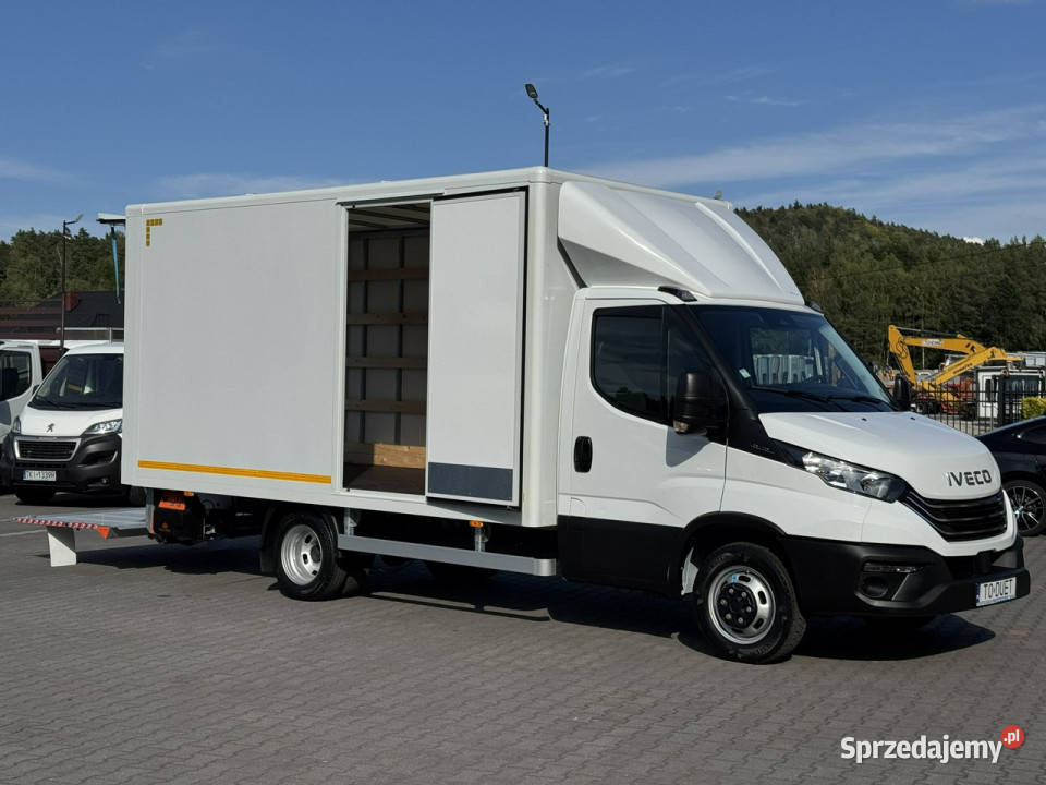 Iveco Daily 35C14 Kontener Winda 750 Na 140KM Motoryzacja Widełki