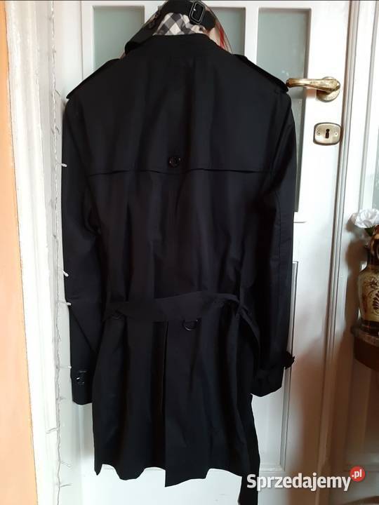 Burberry płaszcz trench w kolorze czarnym Inny rodzaj mazowieckie Konstancin-Jeziorna