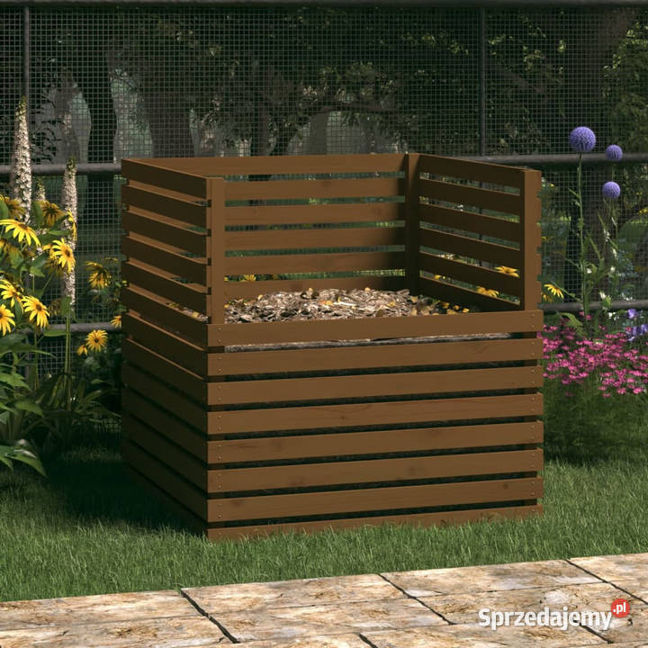Kompostownik miodowy brąz 100x100x102 lite sprzedam