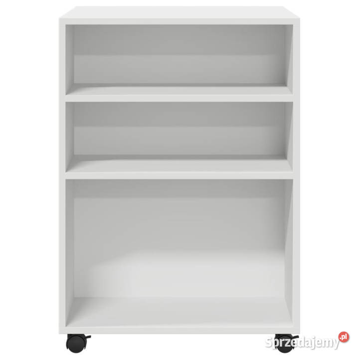 Stolik boczny na kółkach biały 55x60x78 WM853155 Pozostałe Warszawa