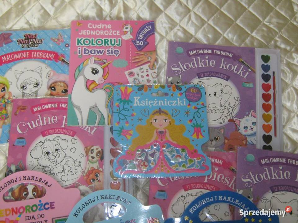 Książeczki dziewczynki Nowe Plastyczne