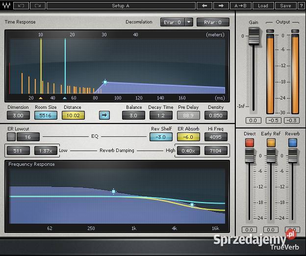Waves TrueVerb plugin VST3 AAX Cubase i Proo Oprogramowanie mazowieckie Warszawa