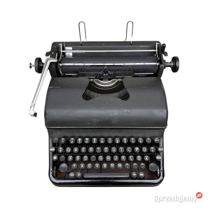 Zabytkowa maszyna do pisania Rheinmetall Model Warszawa