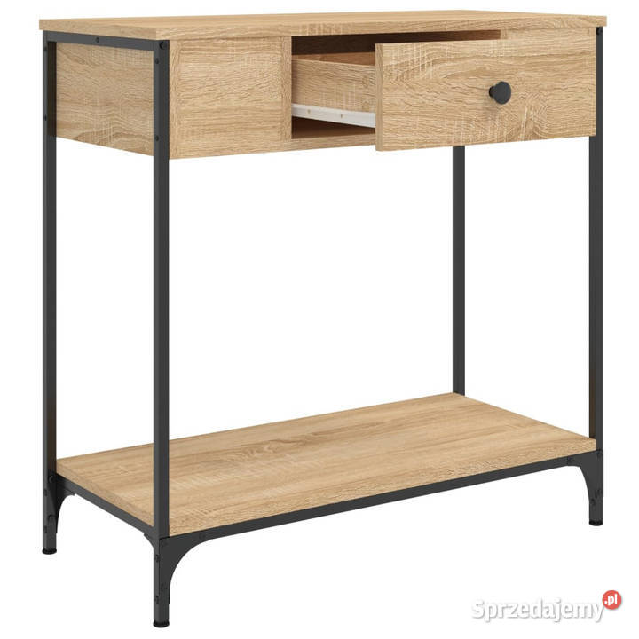 Stolik konsolowy dąb sonoma 75x345x75 WM834166 mazowieckie sprzedam