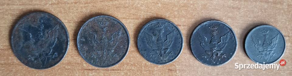 Zestaw Monet Królestwo Polskie Gliwice