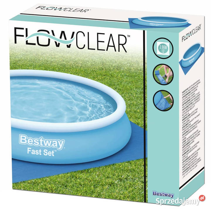 Bestway Mata pod basen Flowclear 396 x 396 Warszawa