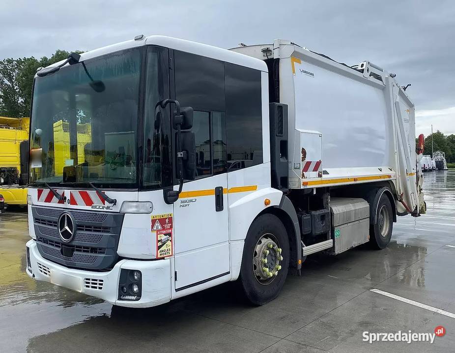 Mercede Econic śmieciarka dwuosiowa na GAZ 7698cm3 Nowiny sprzedam