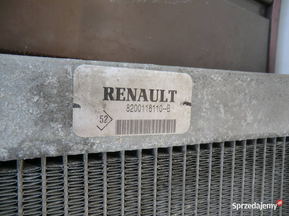 RENAULT CLIO II 15 D CHŁODNICA WODY 8200116110B sprzedam
