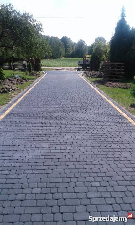 Układanie kostki brukowej usługi brukarskie mazowieckie Mińsk Mazowiecki usługi budowlane