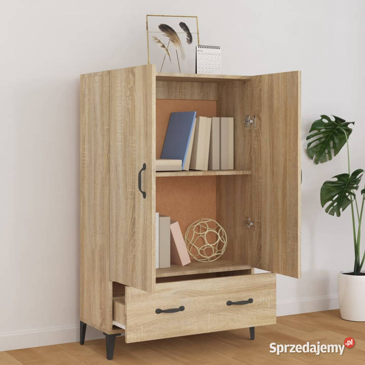 Wysoka szafka dąb sonoma 70x31x115 materiał mazowieckie Warszawa sprzedam