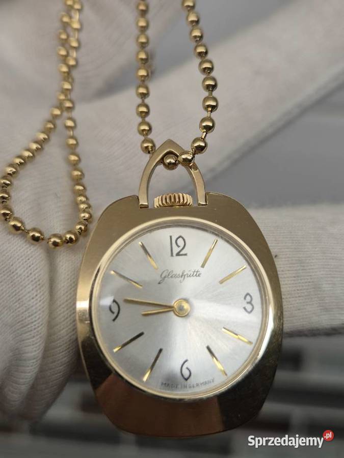 Rzadki zegarek naszyjnik Glashutte śląskie Chorzów sprzedam