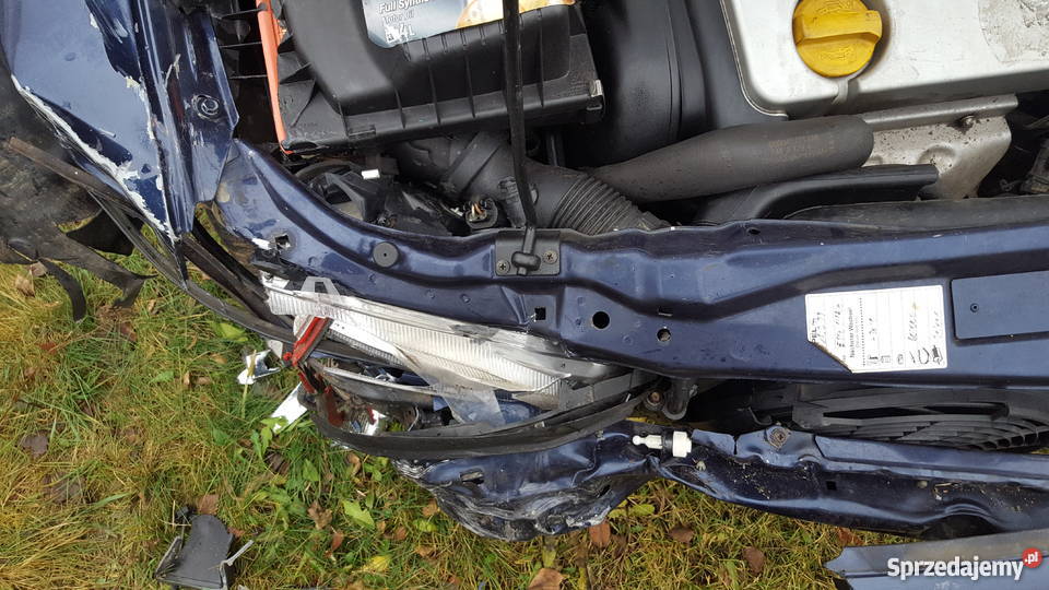 Uszkodzony Opel Astra G 16 16V poduszka powietrzna podlaskie Białystok