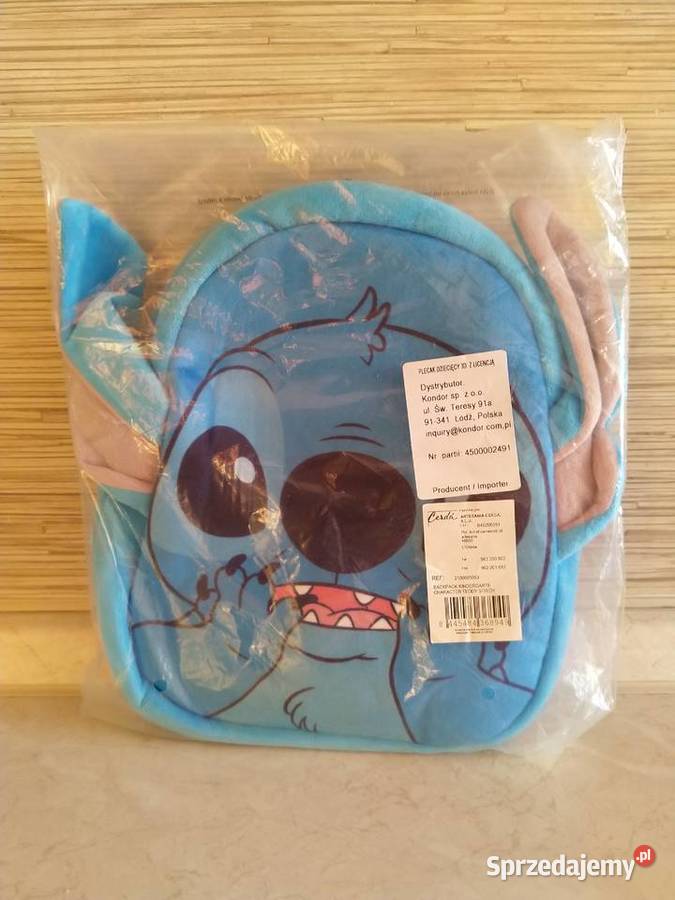 NOWY Plecak pluszowy Lilo Stitch plecaczek Zabrze