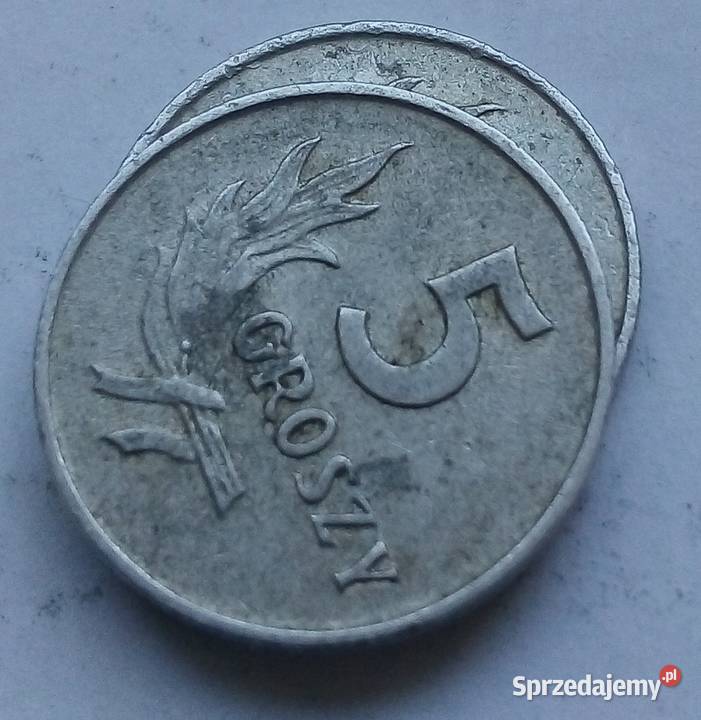 POLSKA5 GROSZY1962 rbzAL2 SZTUKI Numizmatyka sprzedam