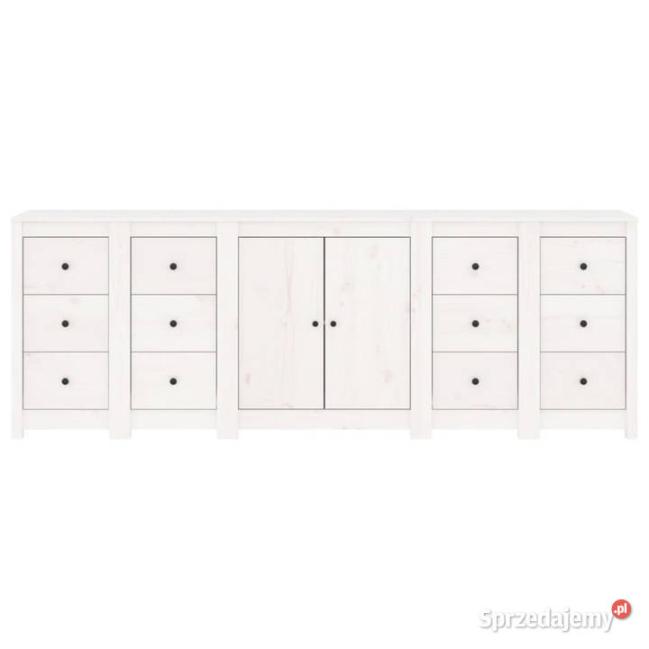 Szafka biała 230x35x80 lite drewno sosnowe Warszawa