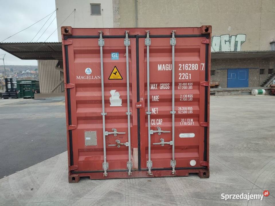 Kontener morski magazynowy 20DV 6 metrowy dolnośląskie Kudowa-Zdrój sprzedam