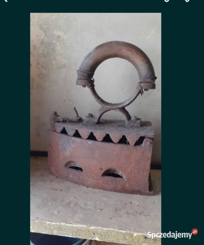 ŻELIWNE ŻELAZKO HARDKOR Z CZASÓW GDY PRĄD BYŁ Śrem