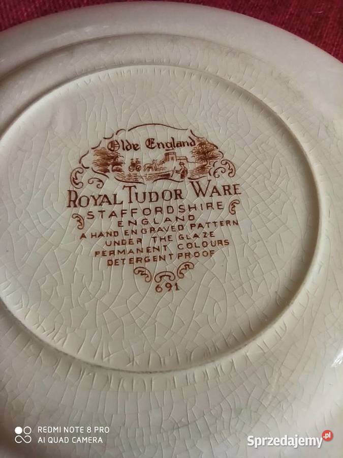 Talerzyk Staffordshire
Royal Tudor WareOlde pomorskie Gdańsk sprzedam