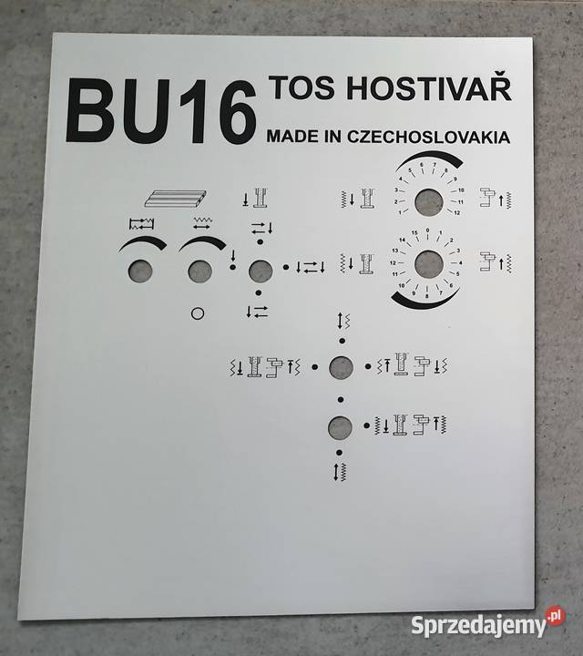Szlifierka TOS BU16 Tabliczka Tabliczki Pozostałe sprzedam