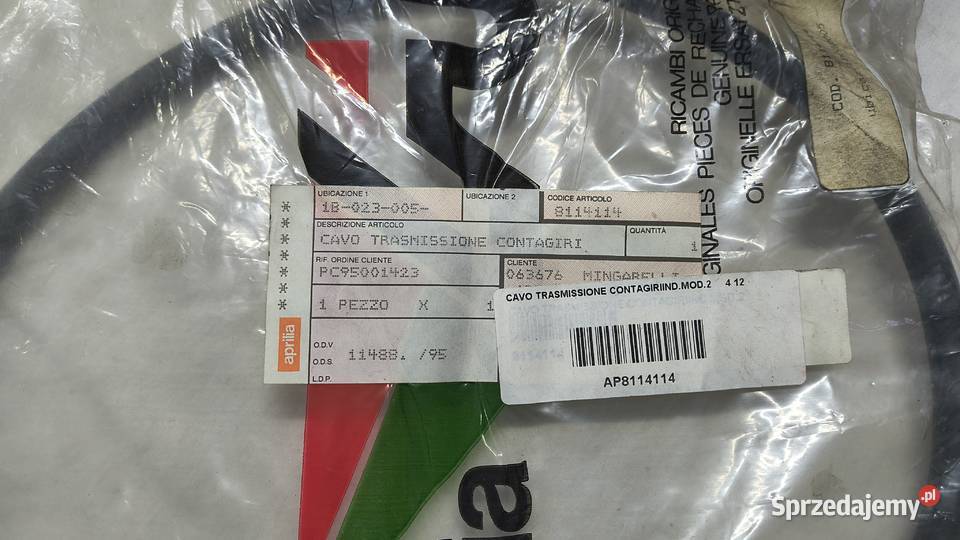 LINKA OBROTOMIERZA ORGINAŁ APRILIA AF1 125 Bielsk Podlaski