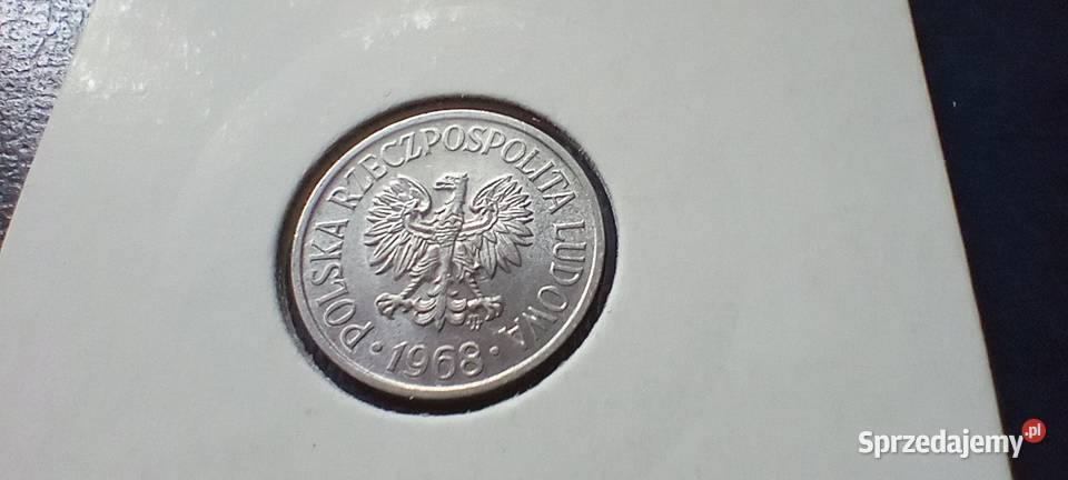 Stare monety 5 groszy 1968 Polska PRL mennicza Lesko