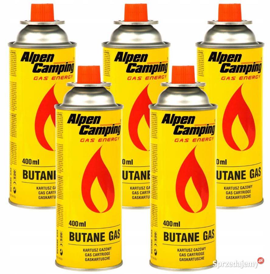 Zestaw 28 x GAZ KARTUSZ ALPEN CAMPING Nabój Białystok
